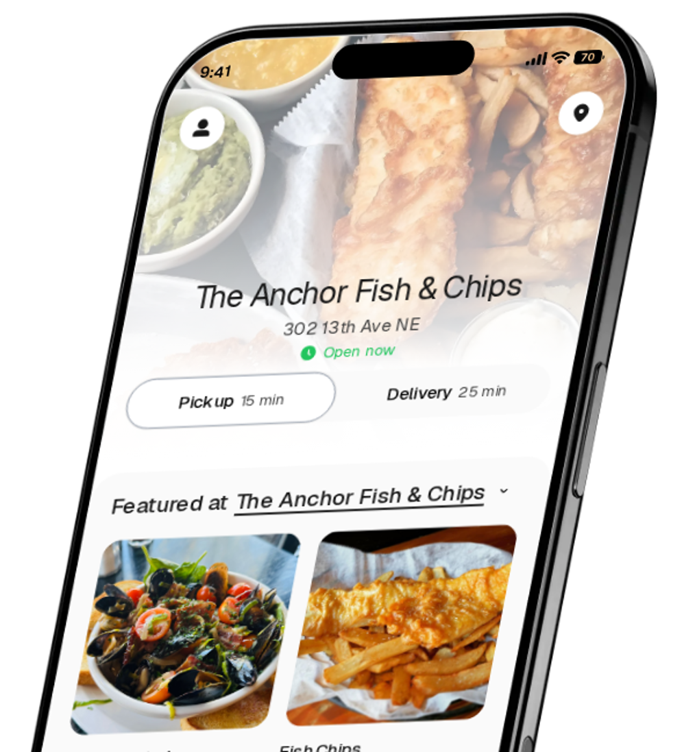 The Anchor Fish & Chips app preview